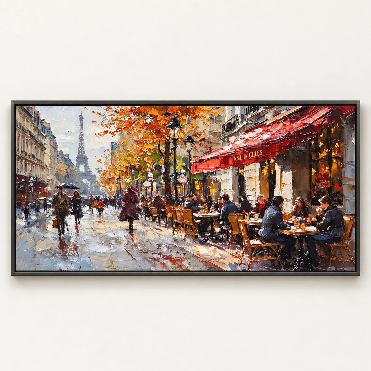 Paris Cafe in Autumn