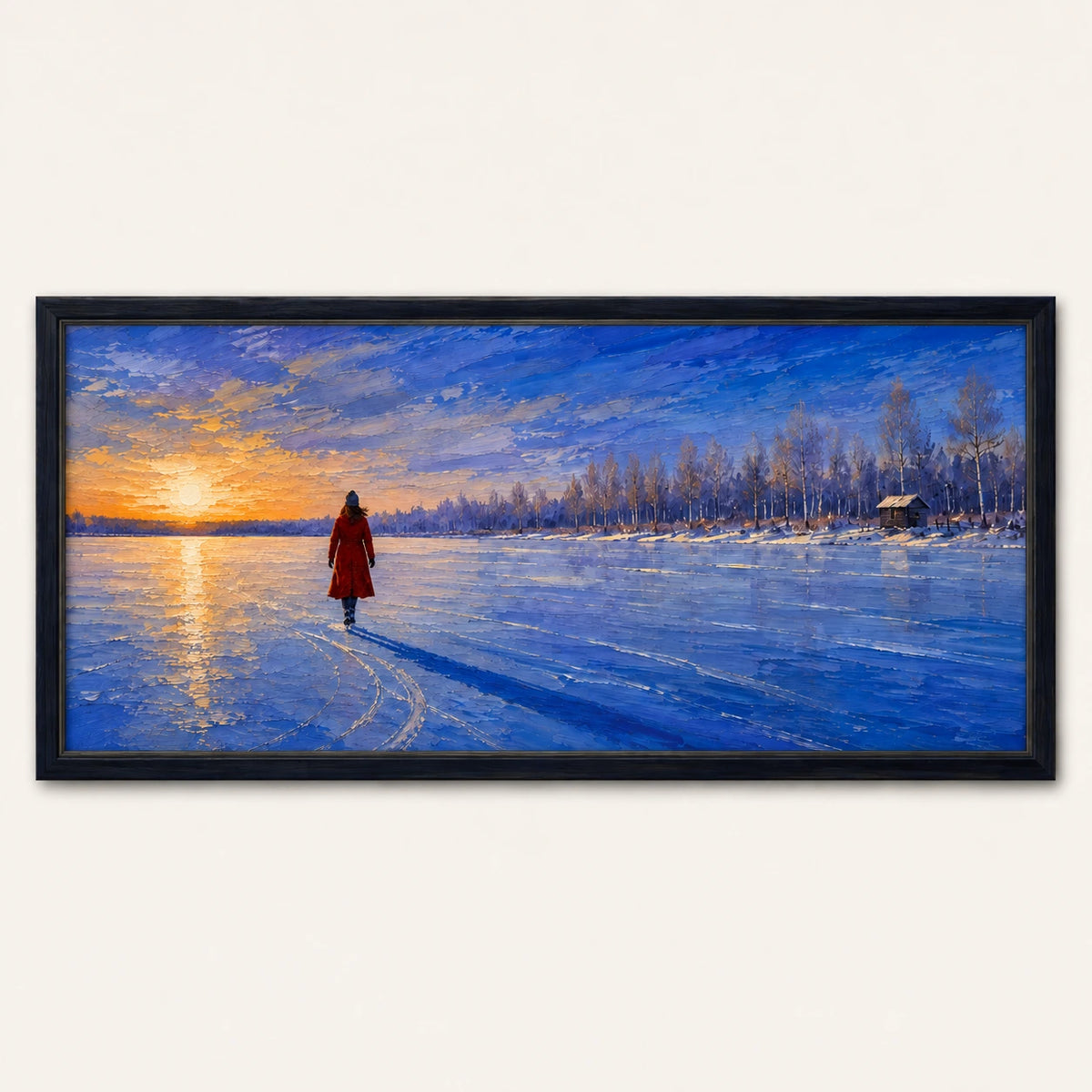 Winter Lake Walk