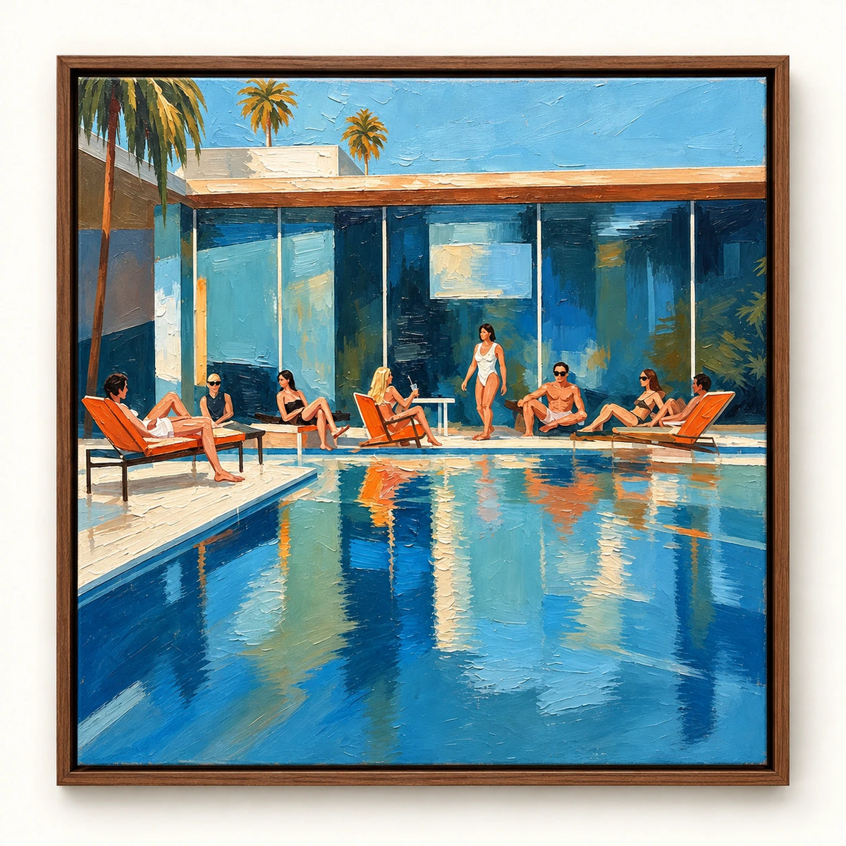 Poolside Palm Retreat