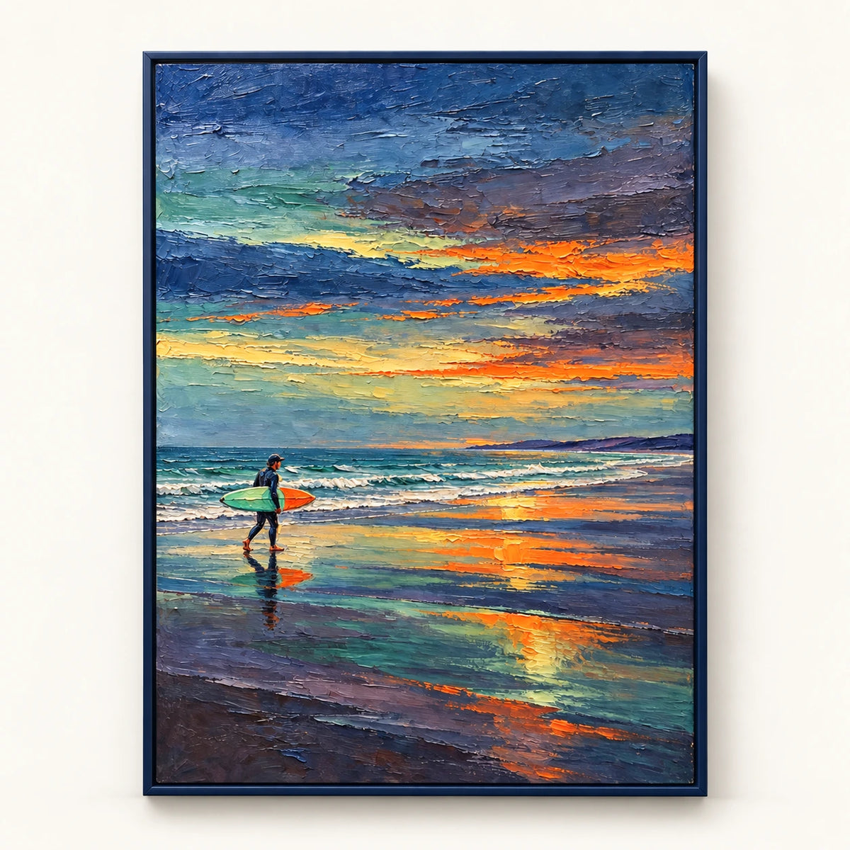 Orange Horizon Surfer