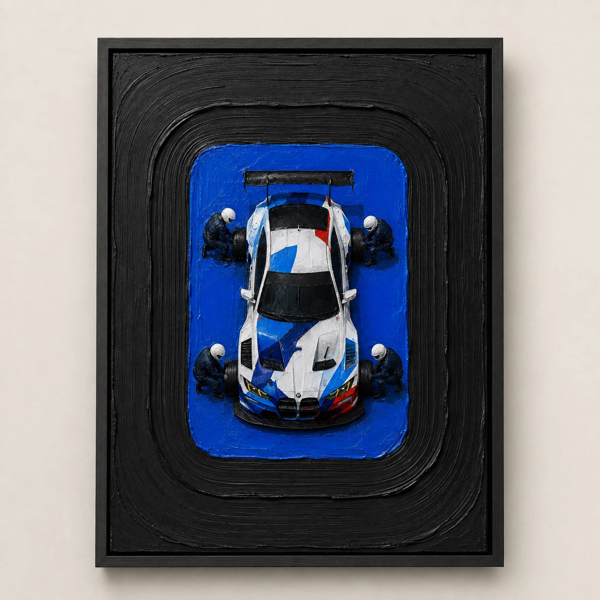 Pit Crew in Blue