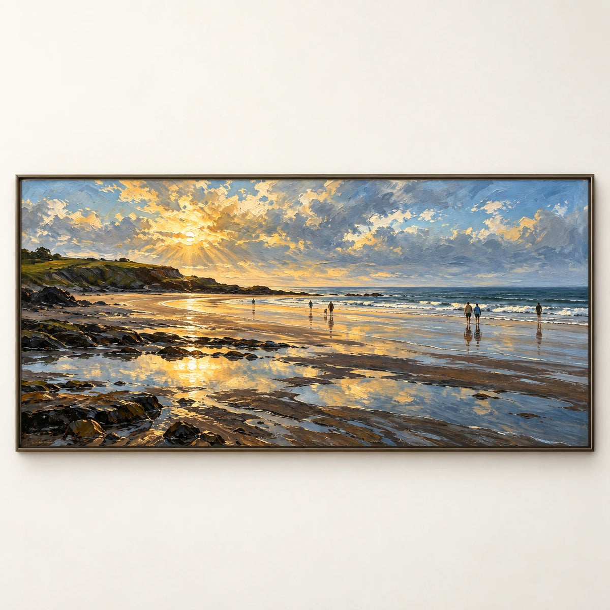 Golden Tide at Dusk