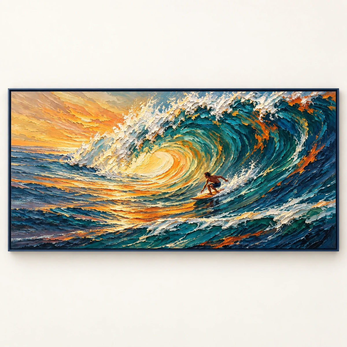 Sunset Wave Surfer