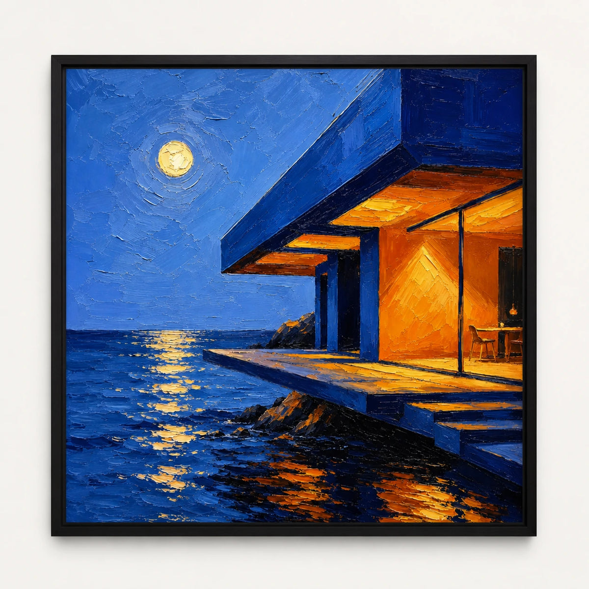 Moonlit Coastal Hideaway