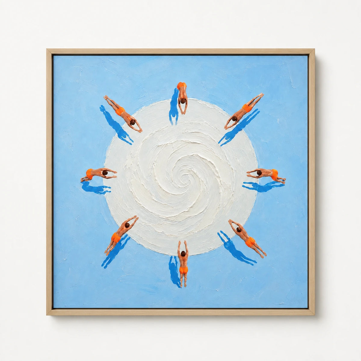 Swimmers in Orbit
