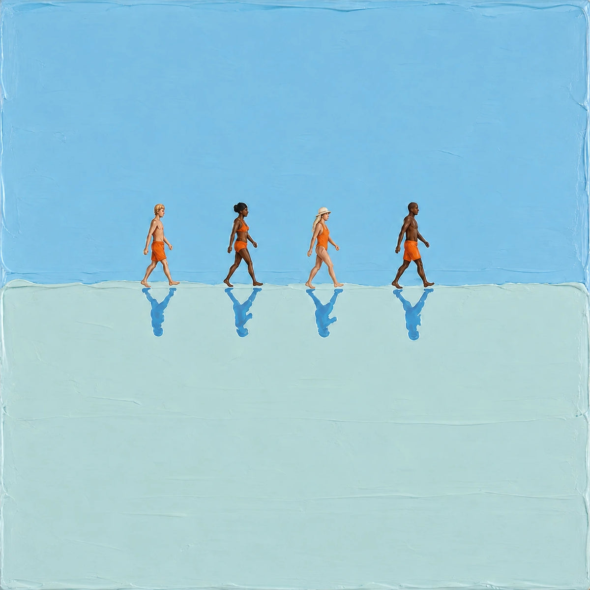Hand-Painted Artwork | Along the Blue Horizon [noon:artwork]