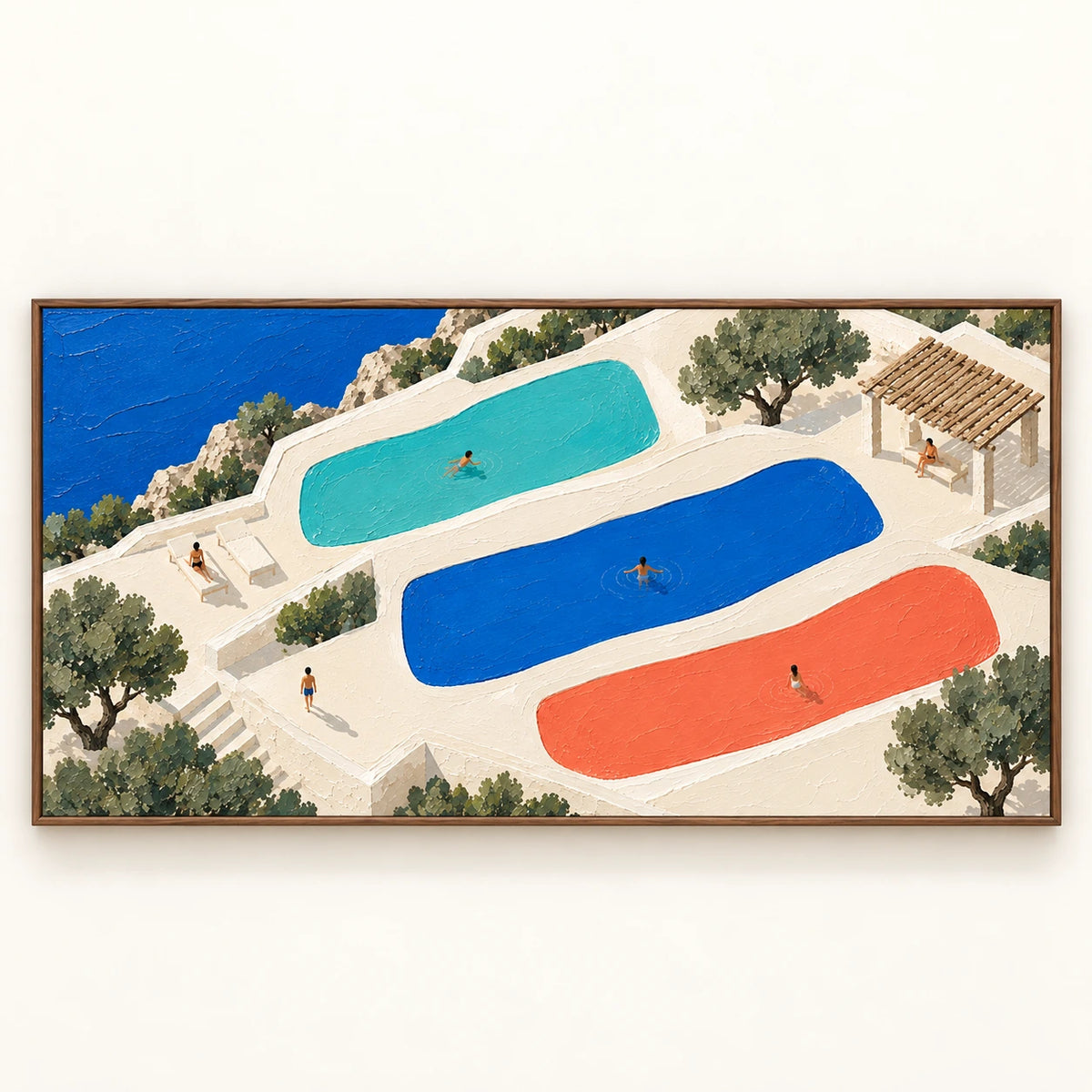 Three Pools Above the Sea [noon:detail:framed-front]