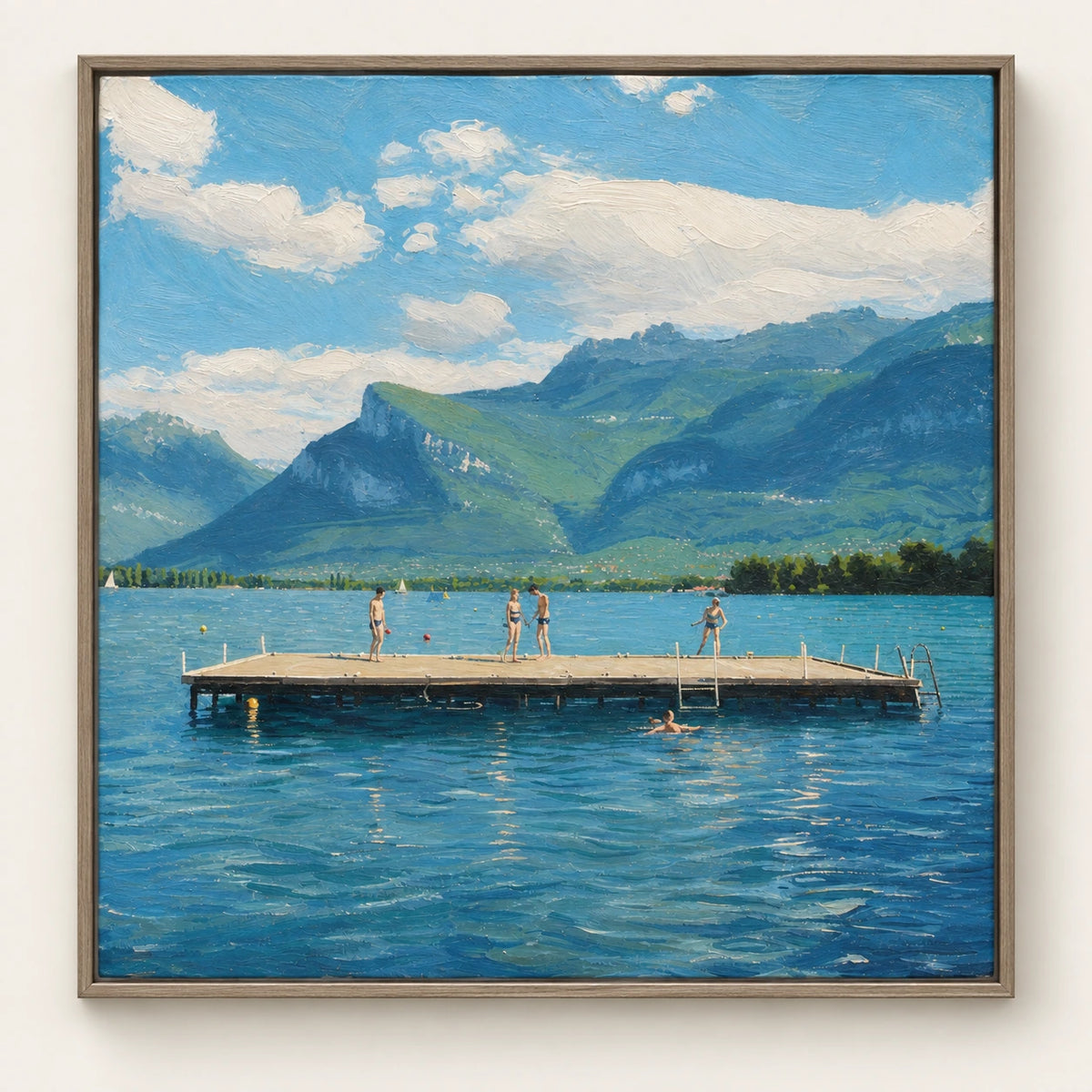 Lake Days Beneath the Alps