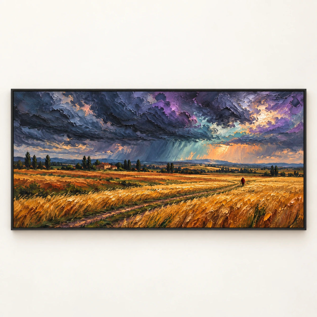 Stormlight Over the Wheat Fields [noon:detail:framed-front]