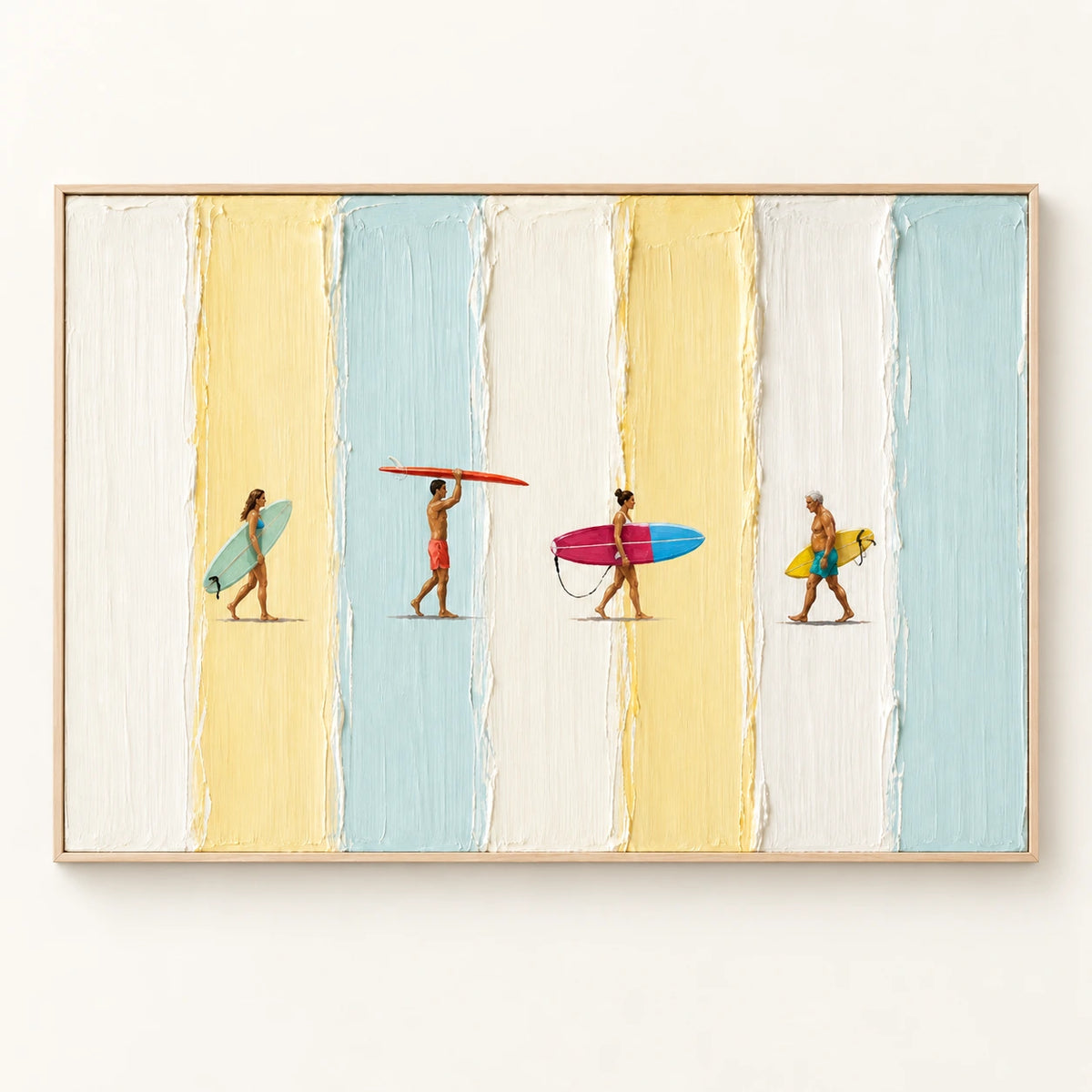 Pastel Surfboard Parade