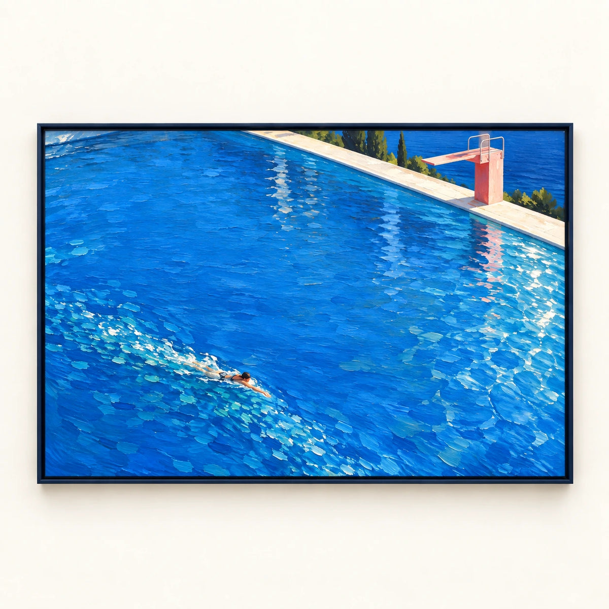 Under the Quiet Diving Board [noon:detail:framed-front]