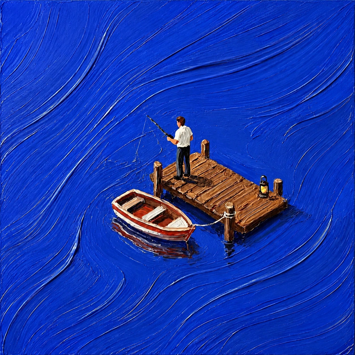 Hand-Painted Artwork | Cast Into Blue [noon:artwork]