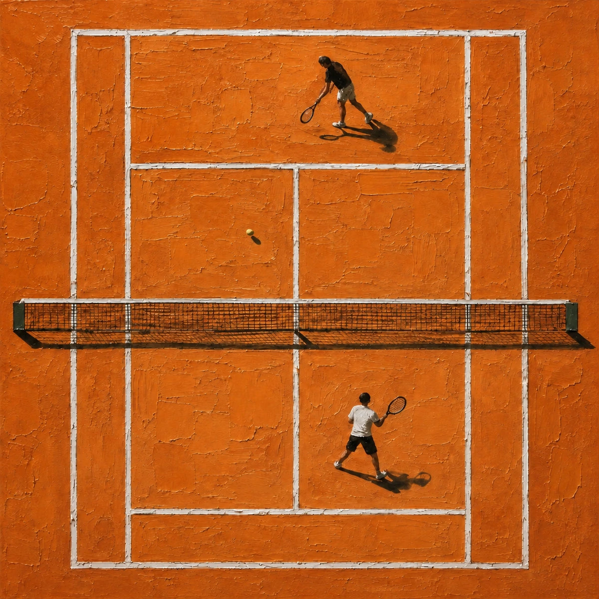 orange court rally, artwork