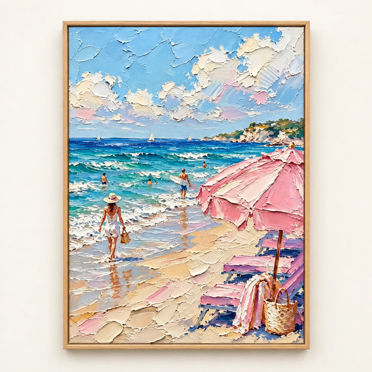 Seaside Pink Umbrella
