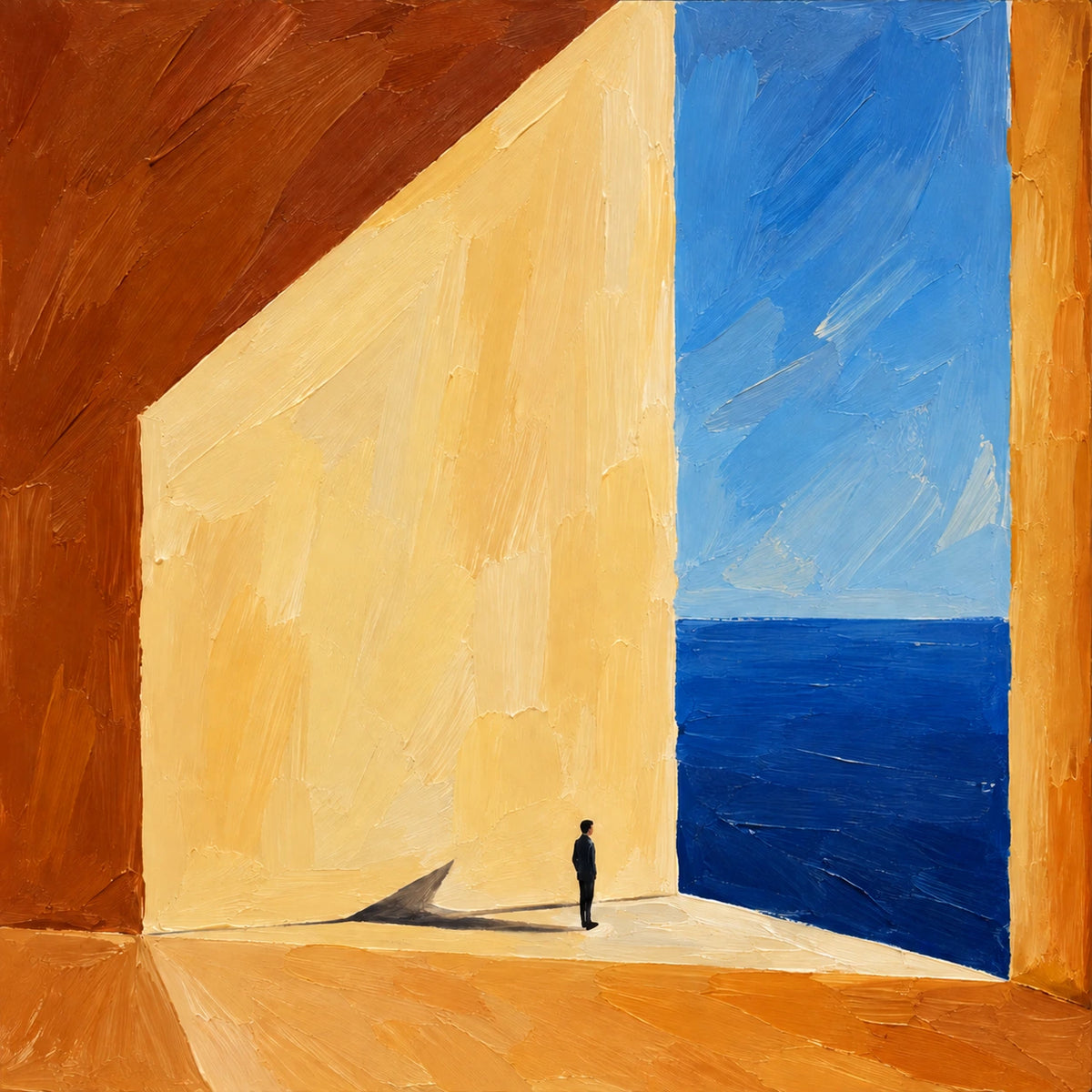 Hand-Painted Artwork | Sunlit Threshold [noon:artwork]