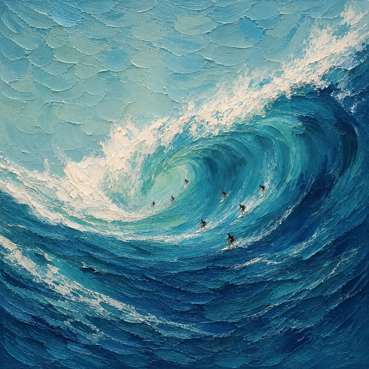 chasing the break, artwork