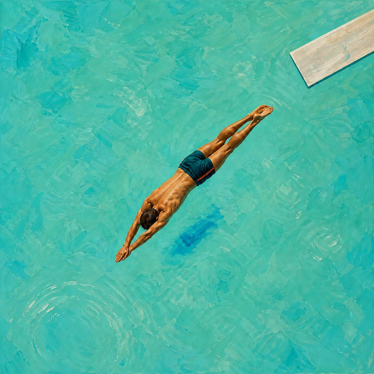 Hand-Painted Artwork | Dive Into Turquoise [noon:artwork]