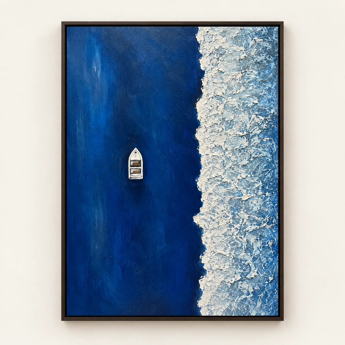 Hand-Painted Artwork | Tidal Edge [noon:detail:framed-front]