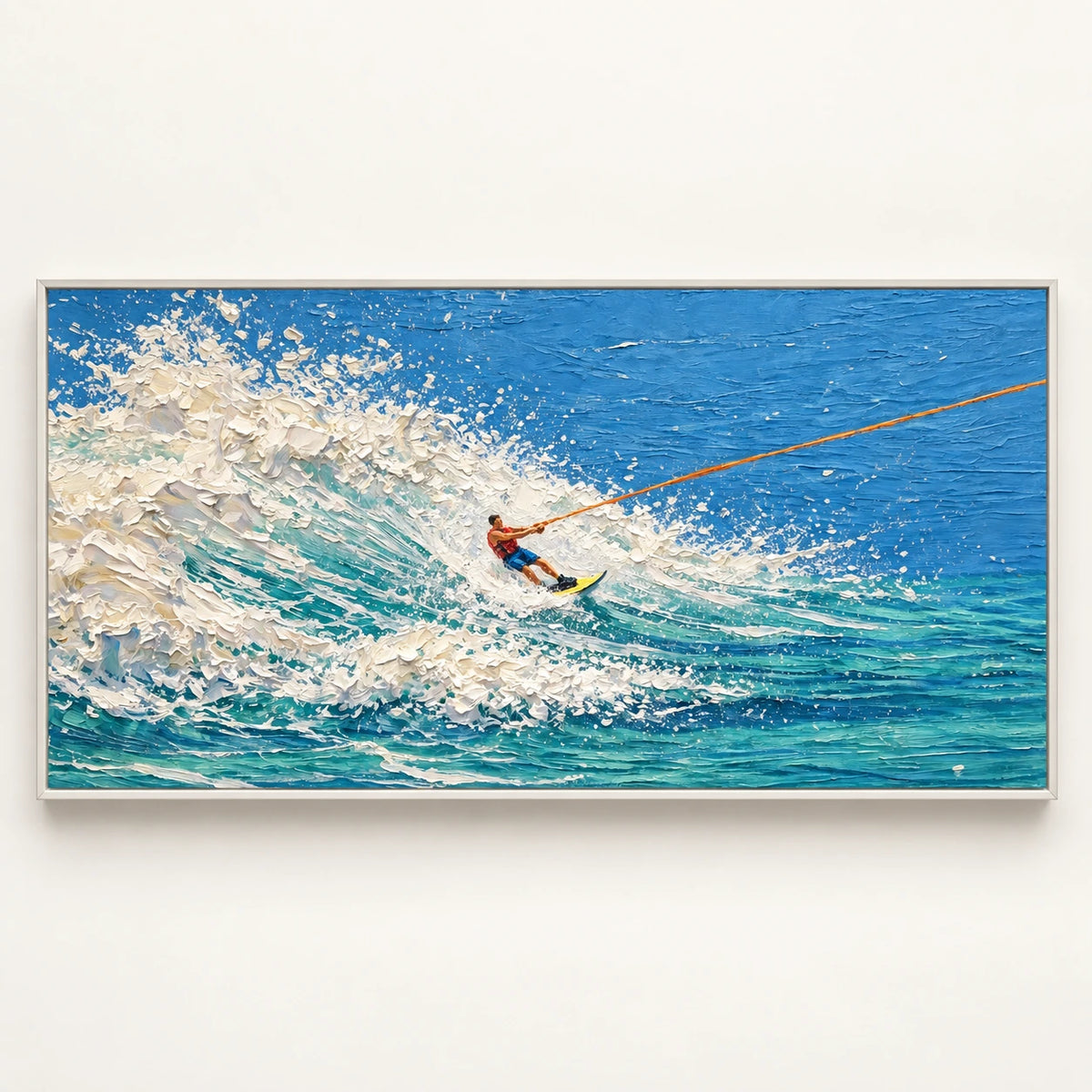 Rider in Breaking Surf