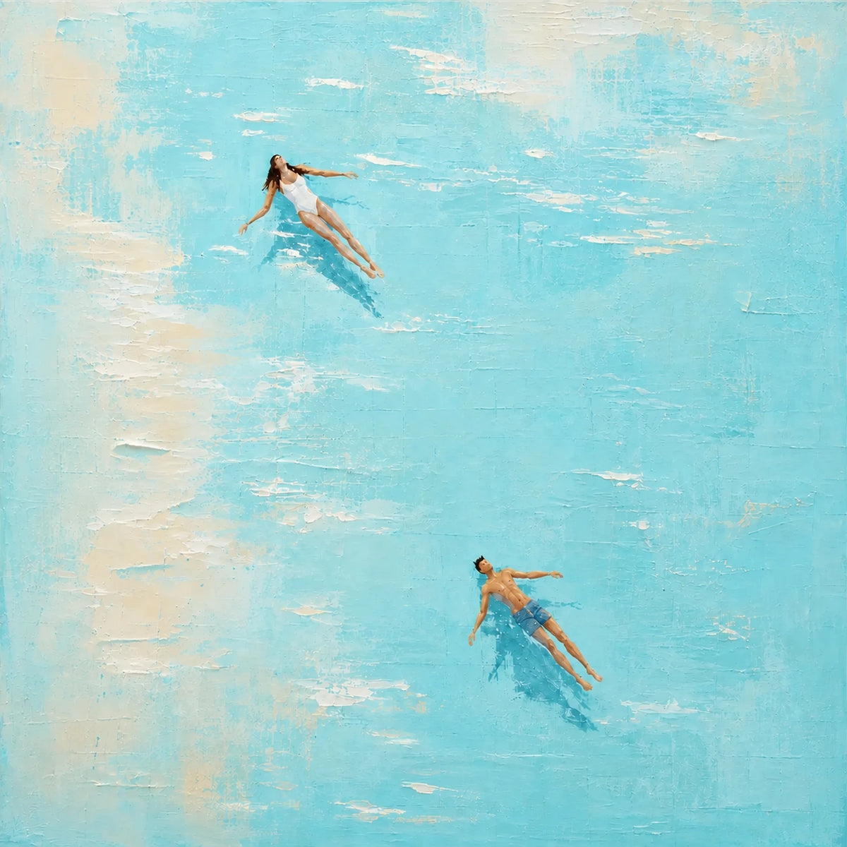 drift into blue, artwork