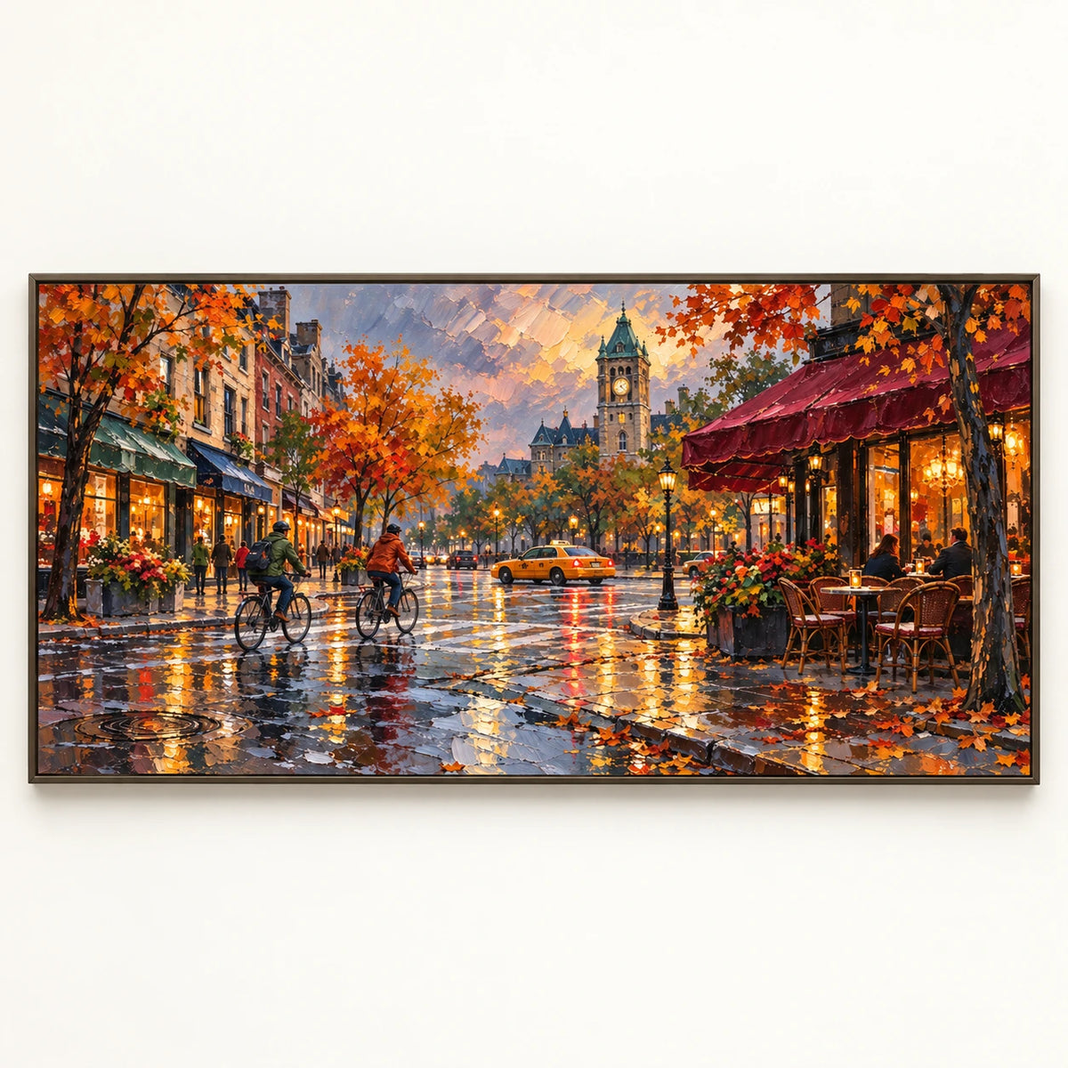 Autumn Streets After Rain [noon:detail:framed-front]