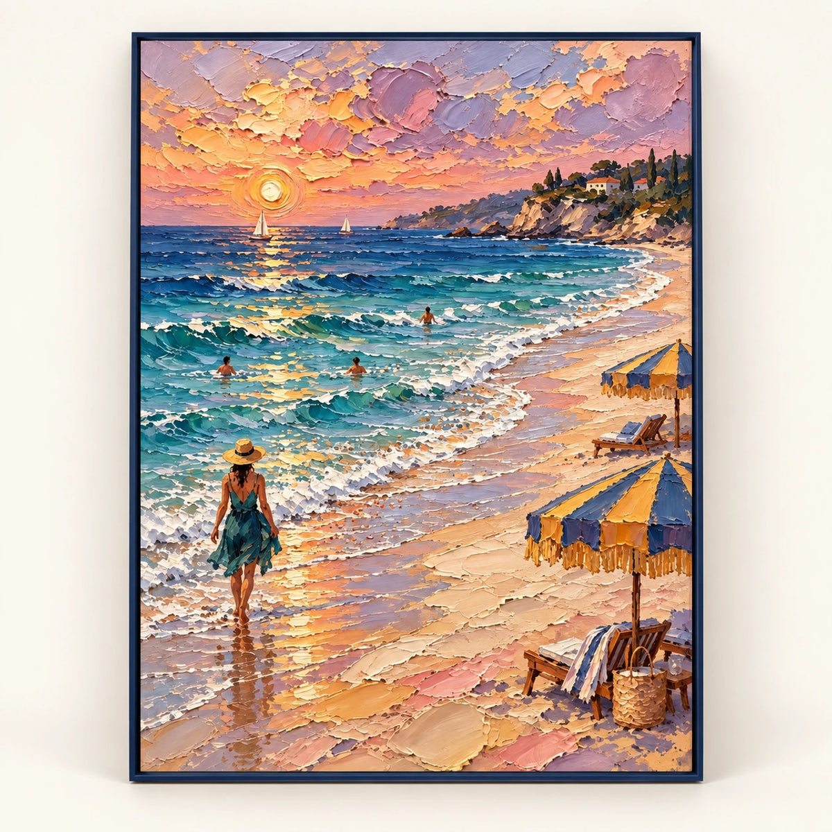 A Walk Along the Sunset Shore