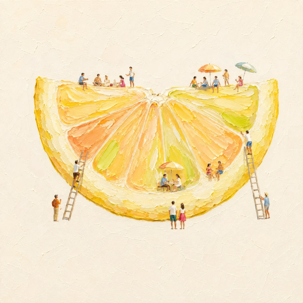 Hand-Painted Artwork | A Slice of Summer [noon:artwork]