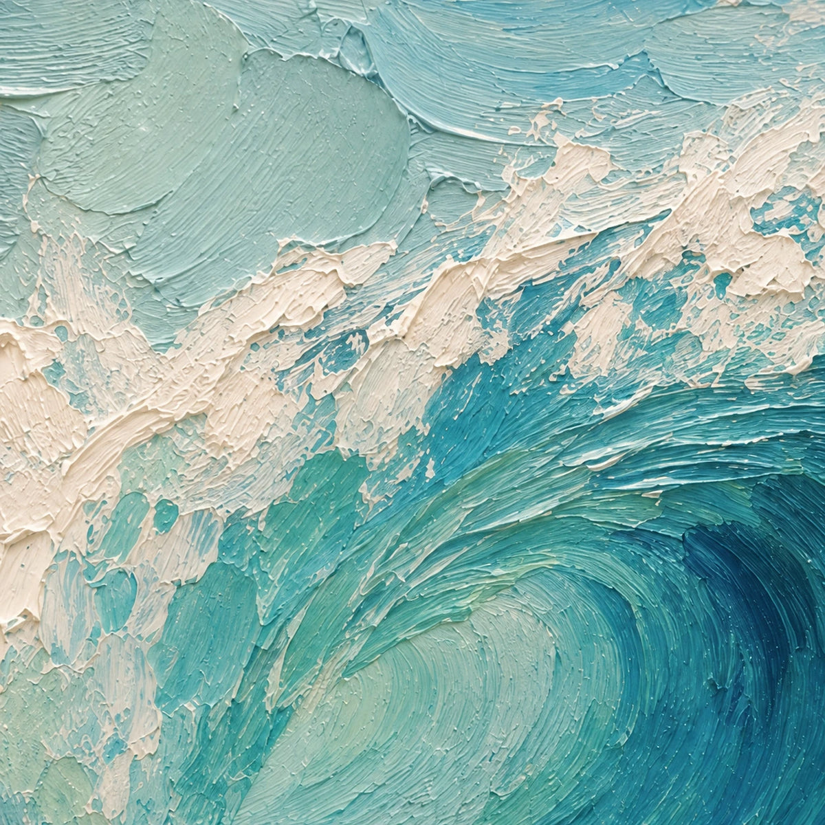 Hand-Painted Artwork | Chasing the Break [noon:detail:texture]