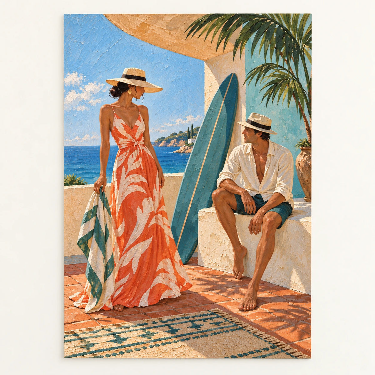 coastal afternoon, artwork