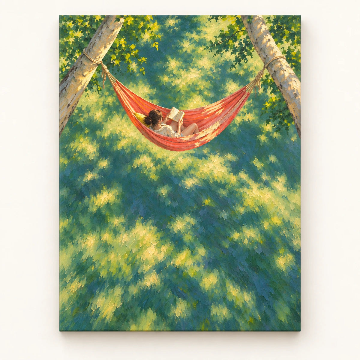 hammock in the canopy, artwork