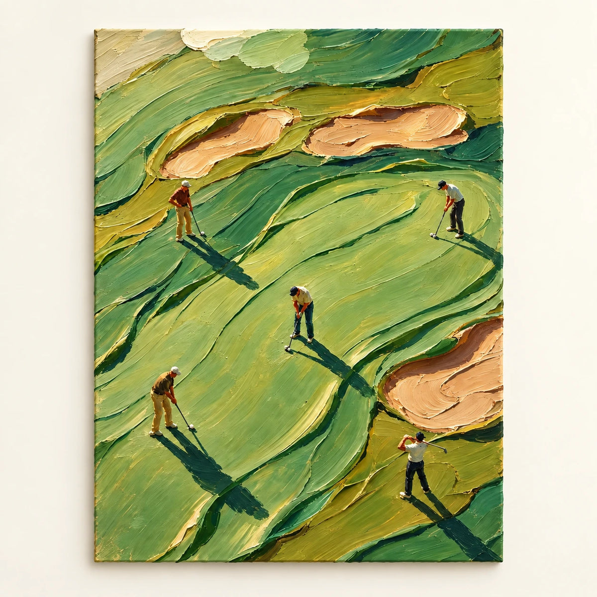 green fairway, artwork