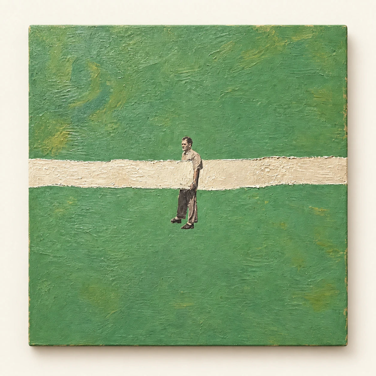 crossing the green, artwork