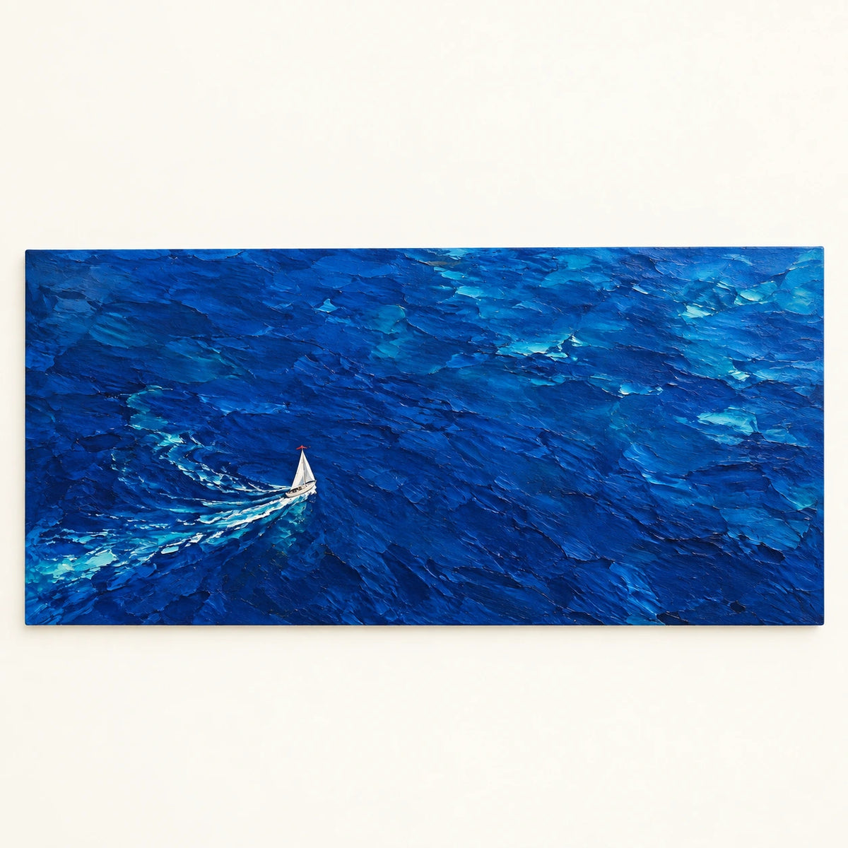 sail into blue, artwork