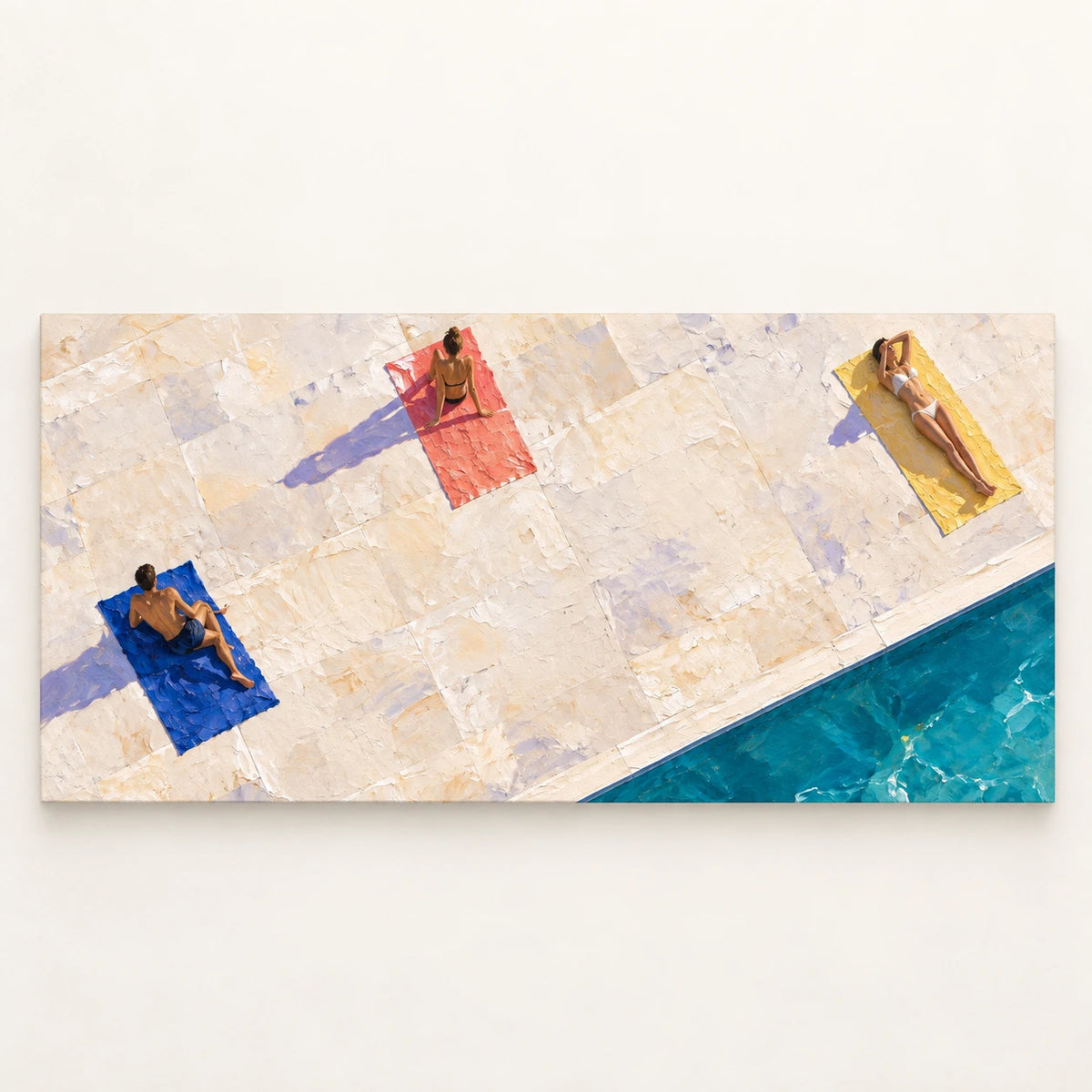 poolside sunlight, artwork