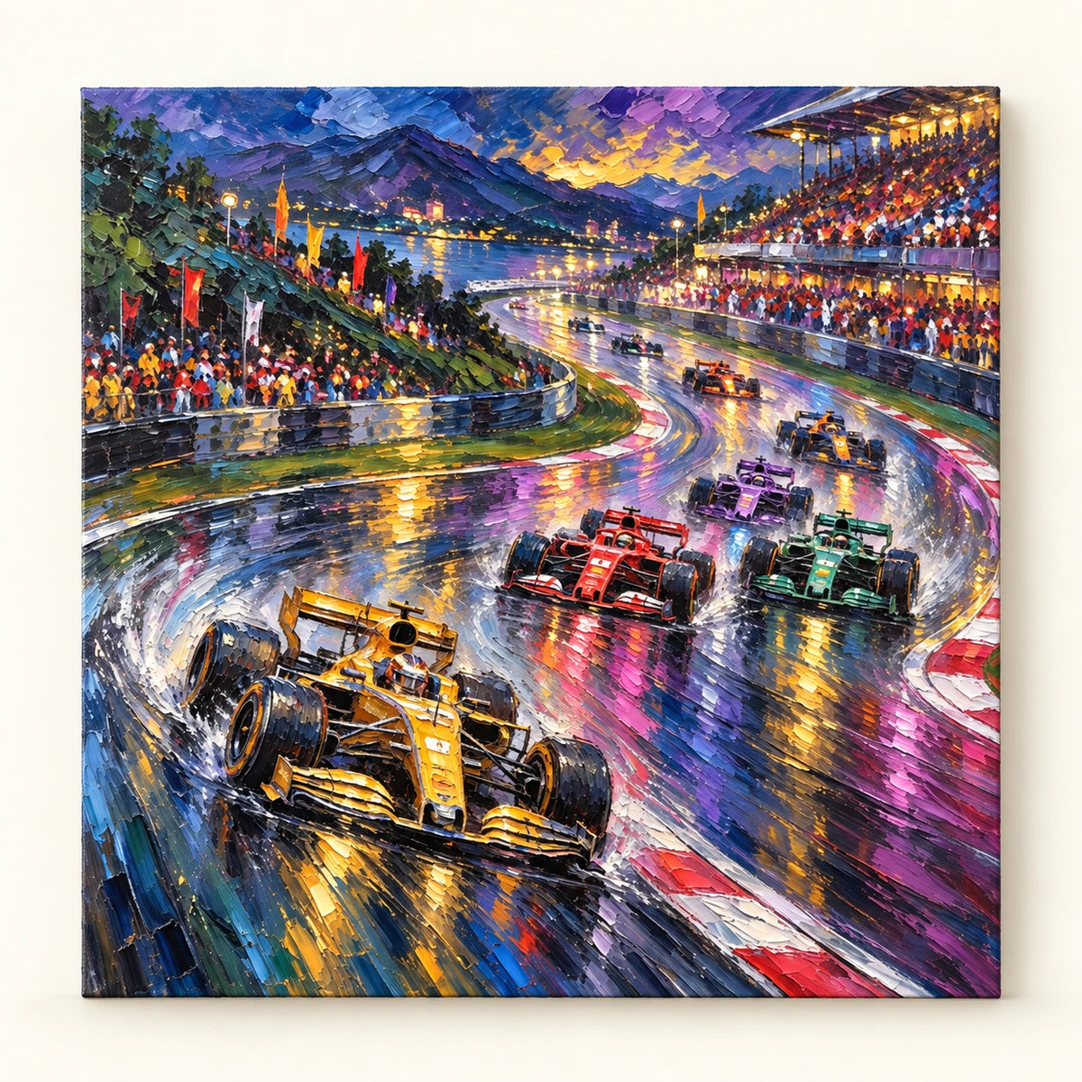 Hand-Painted Artwork | Rainy Mountain Grand Prix [noon:artwork]