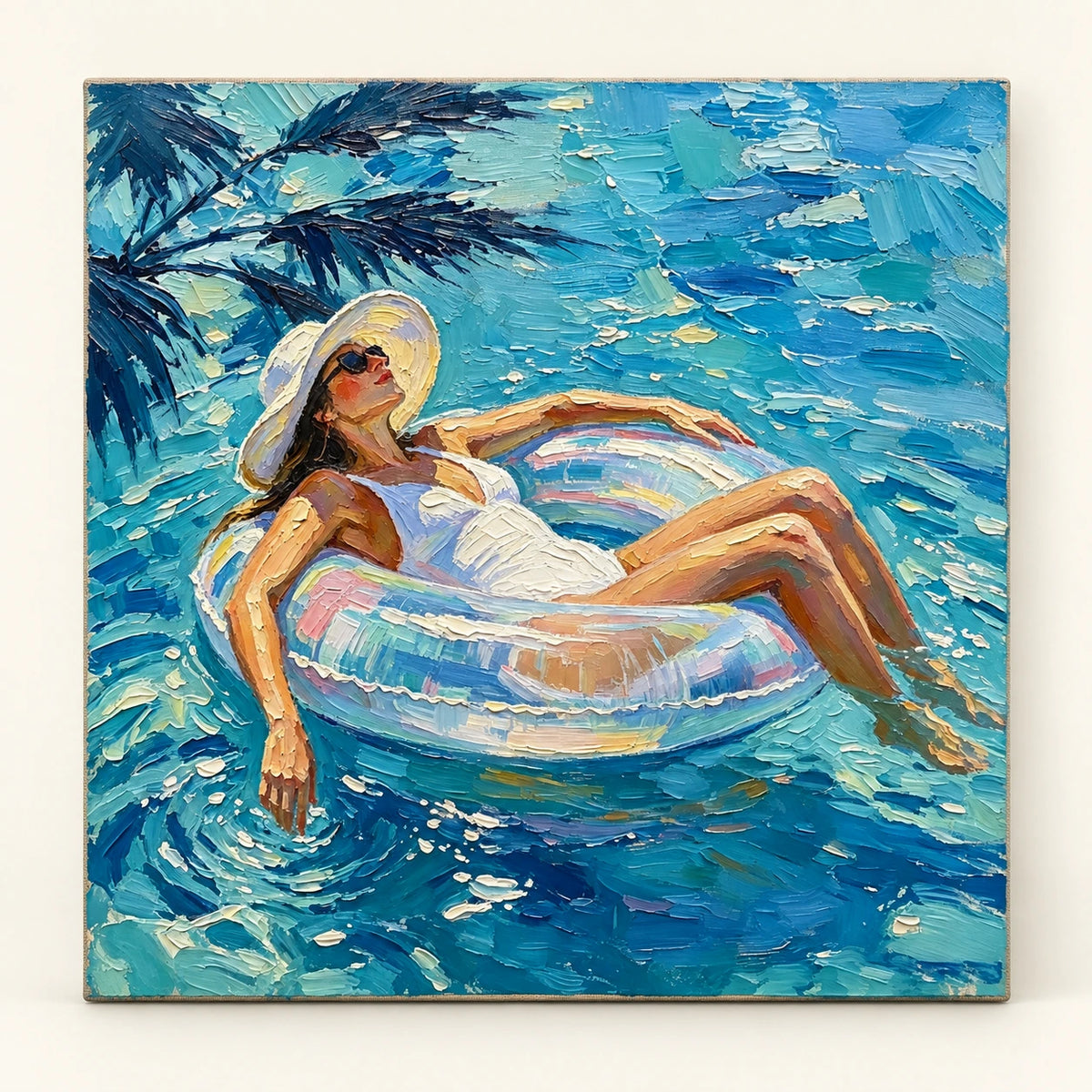 Hand-Painted Artwork | Blue Water Daydream [noon:artwork]