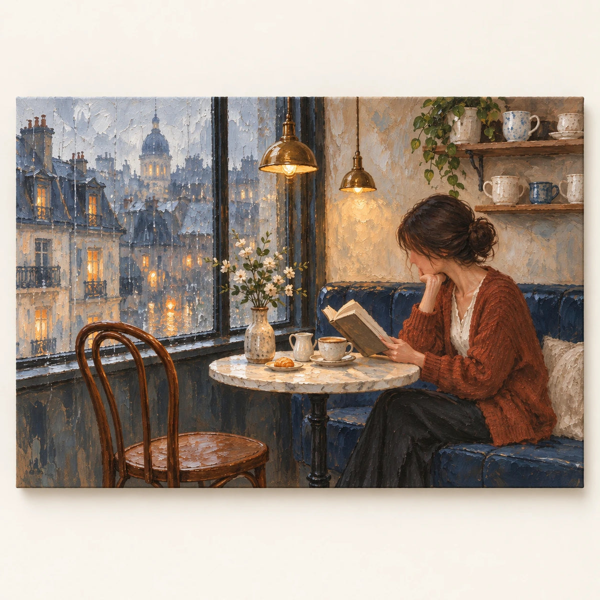 Rainy Window Reading [noon:artwork]
