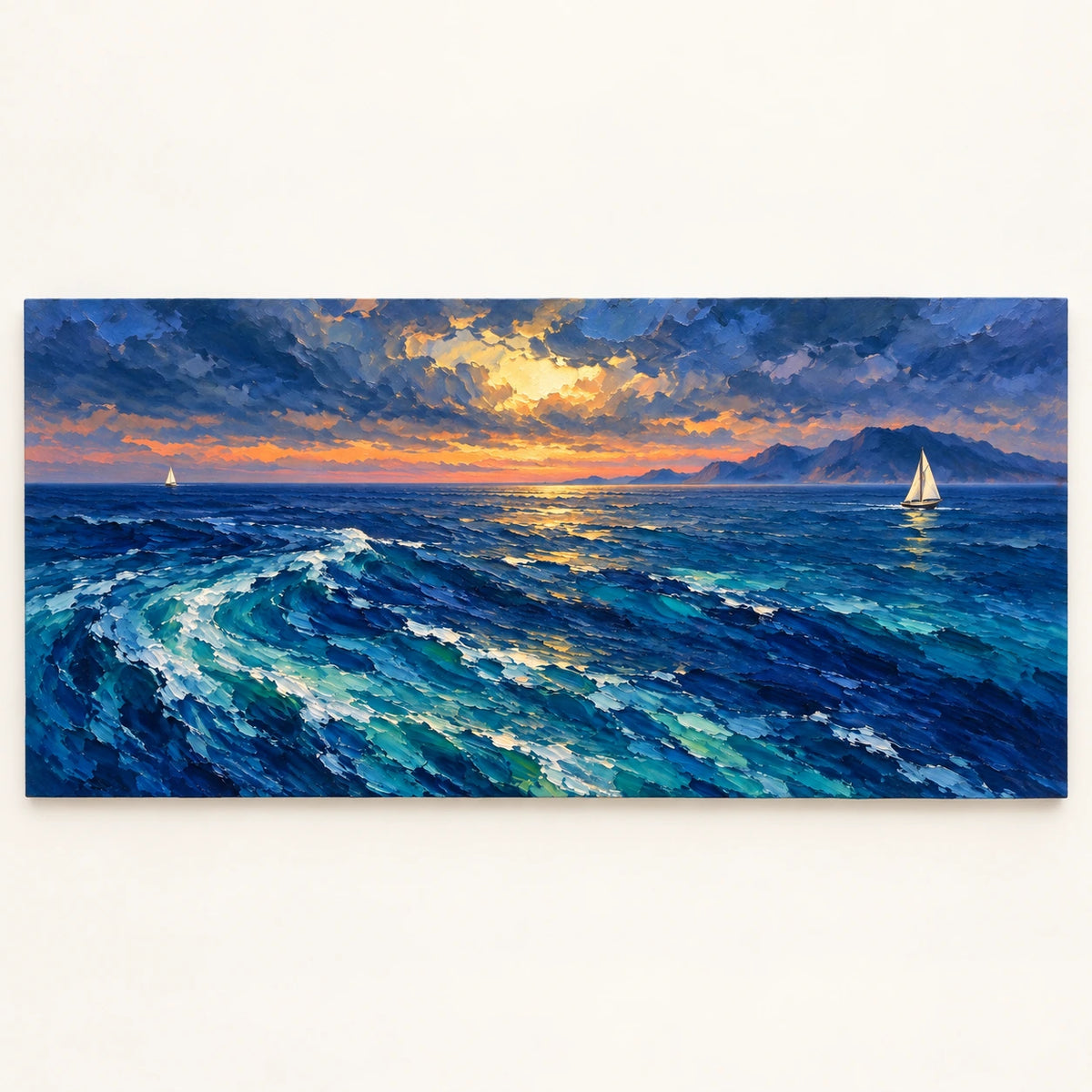 beyond the blue horizon, artwork