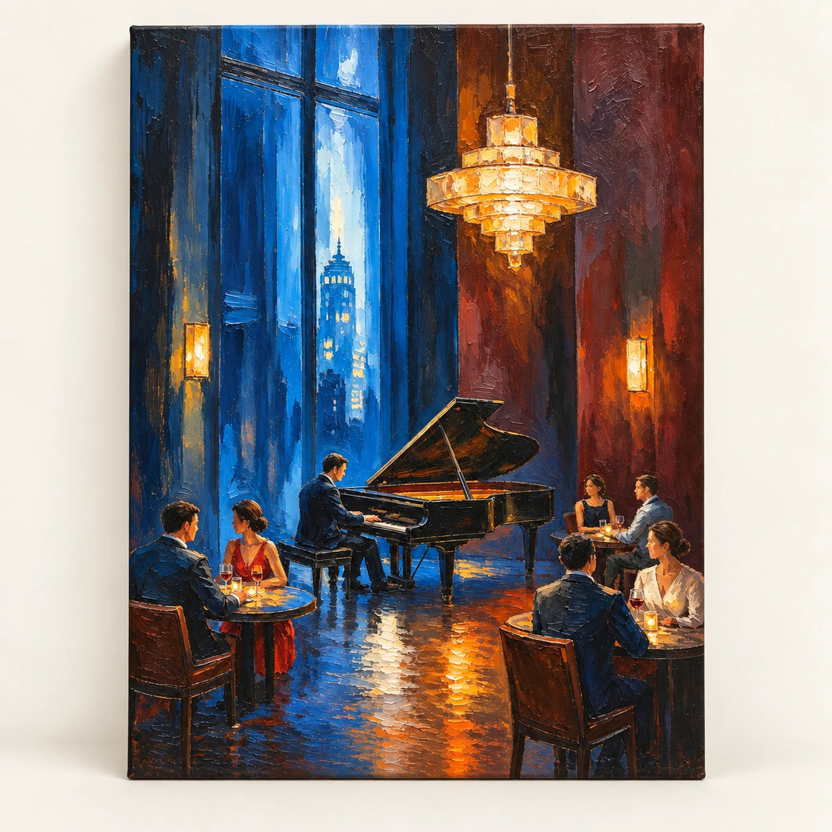 Hand-Painted Artwork | Midnight Piano Lounge [noon:artwork]