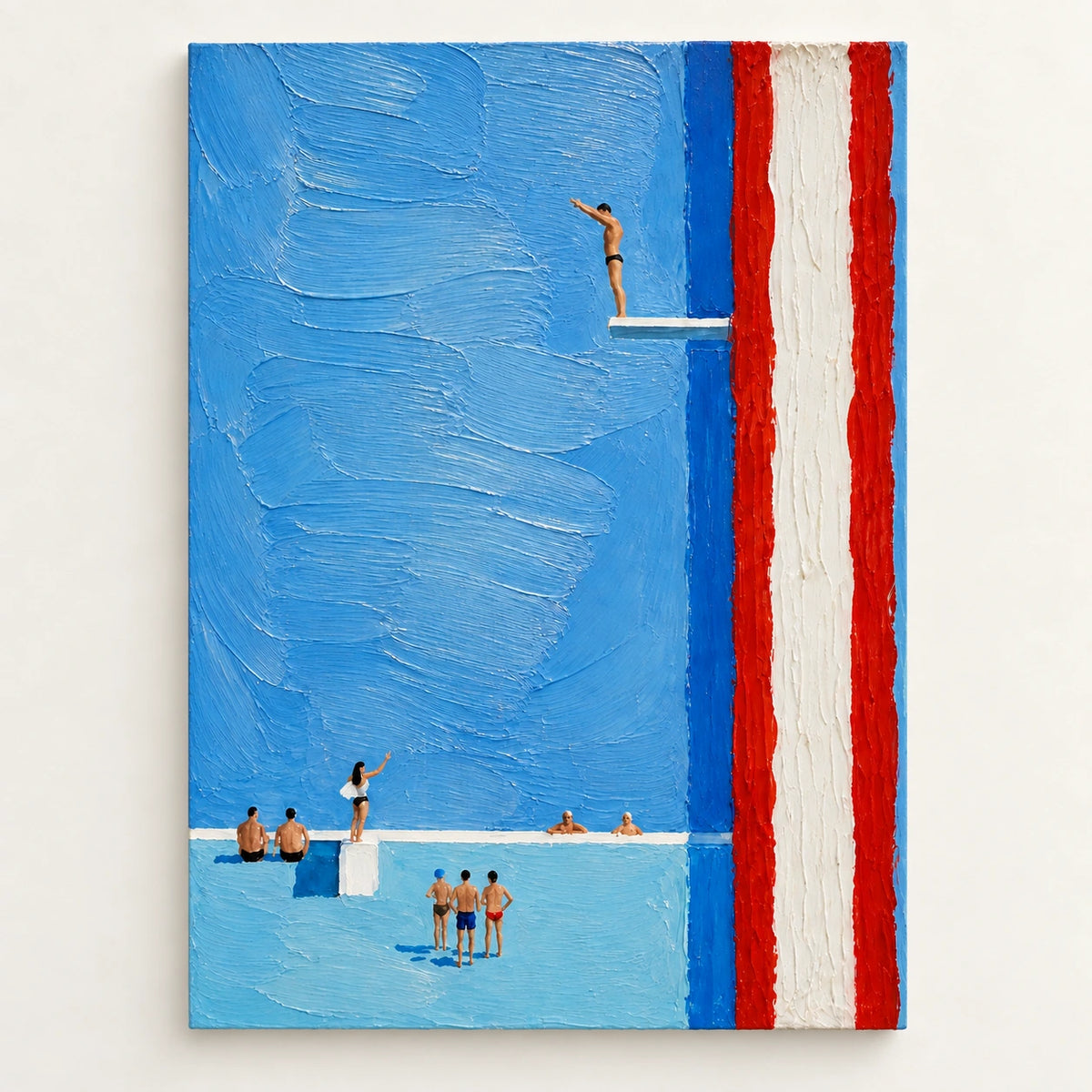 blue dive, artwork