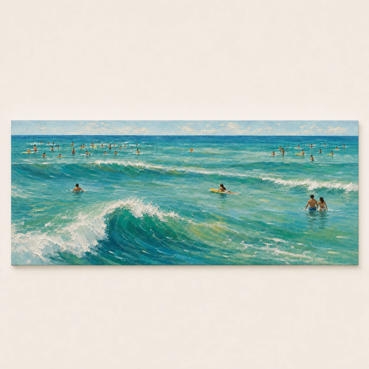 open water lineup, artwork