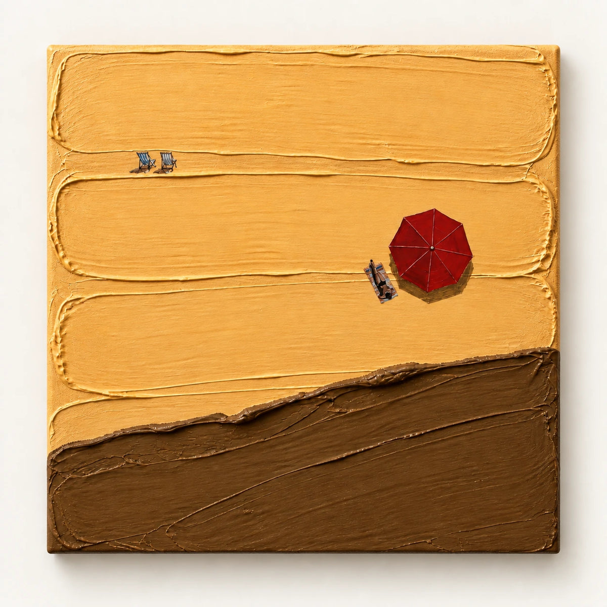 Hand-Painted Artwork | Coastal Sun Bathe [noon:artwork]