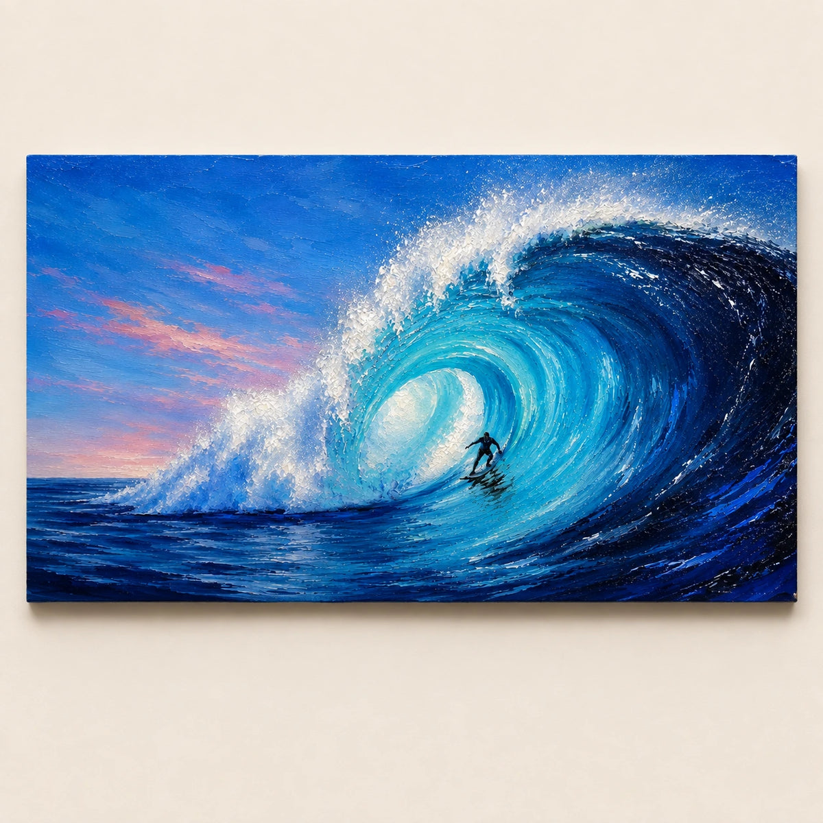 blue momentum, artwork