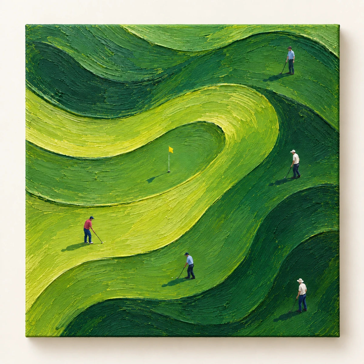 rolling greens, artwork