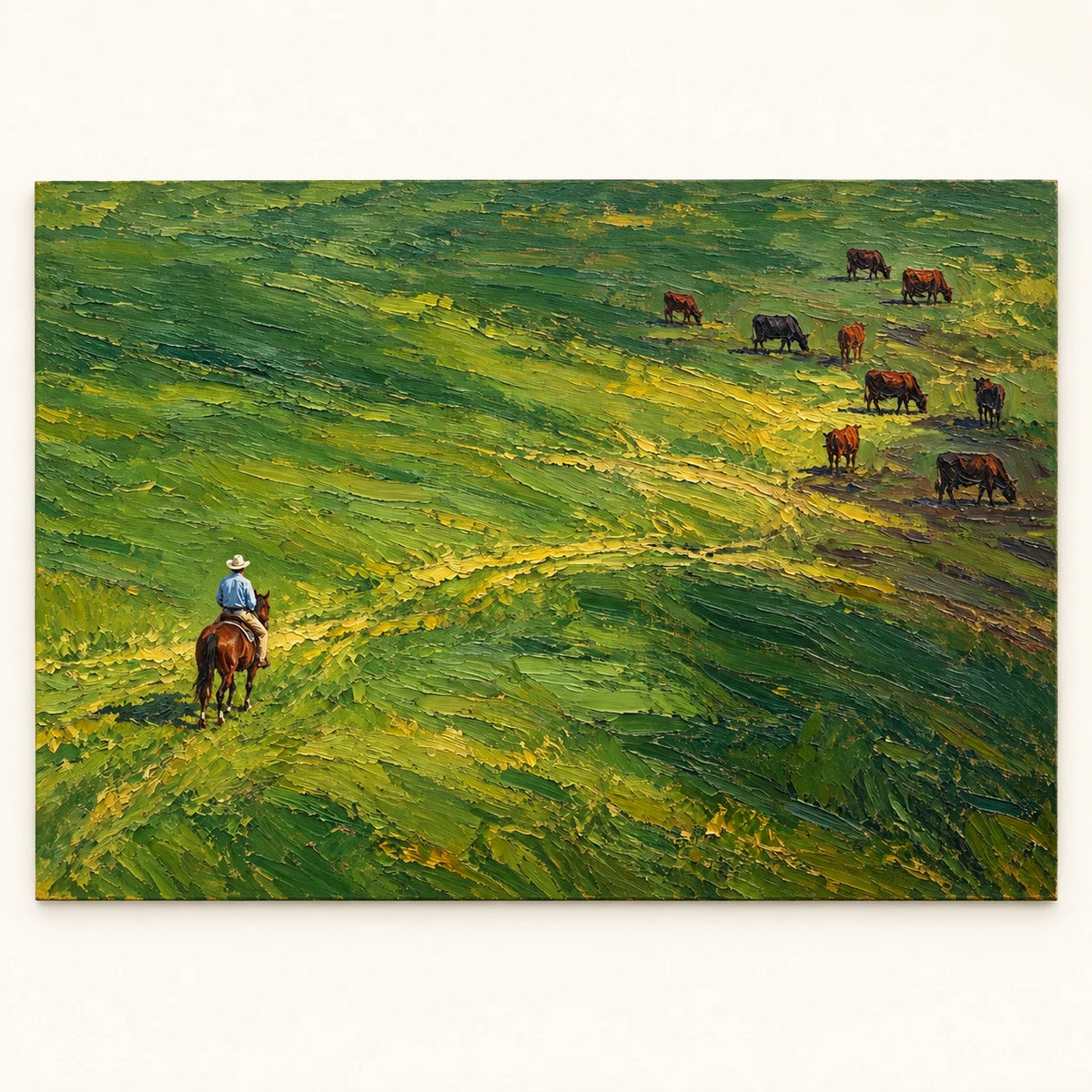 green pasture riders, artwork