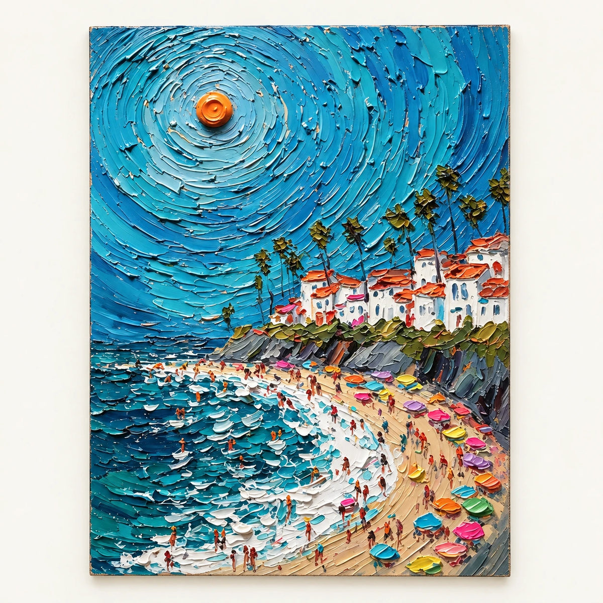Hand-Painted Artwork | Golden Hour Coastline [noon:artwork]