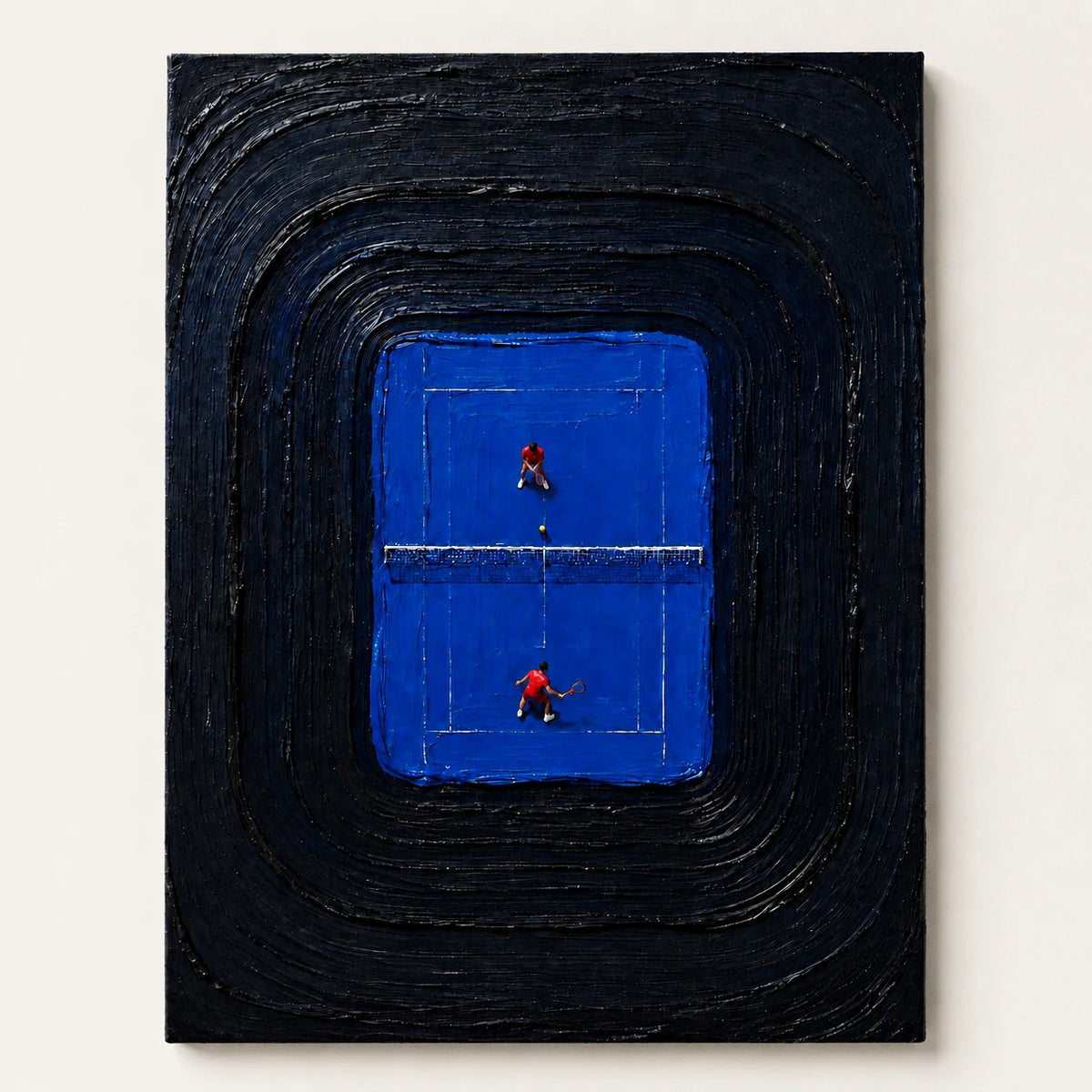 Hand-Painted Artwork | Midnight Tennis [noon:artwork]