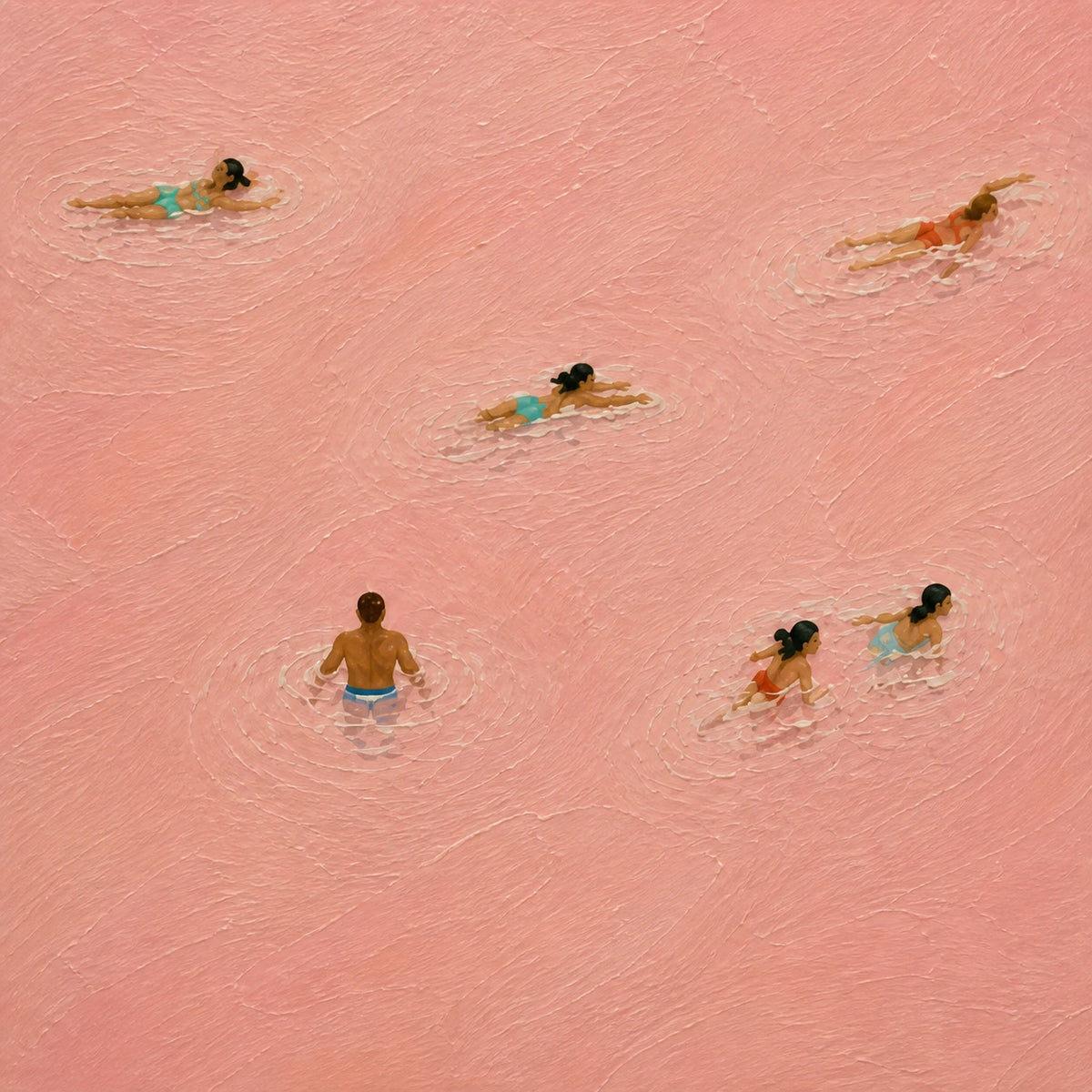 rosewater drift, paint texture