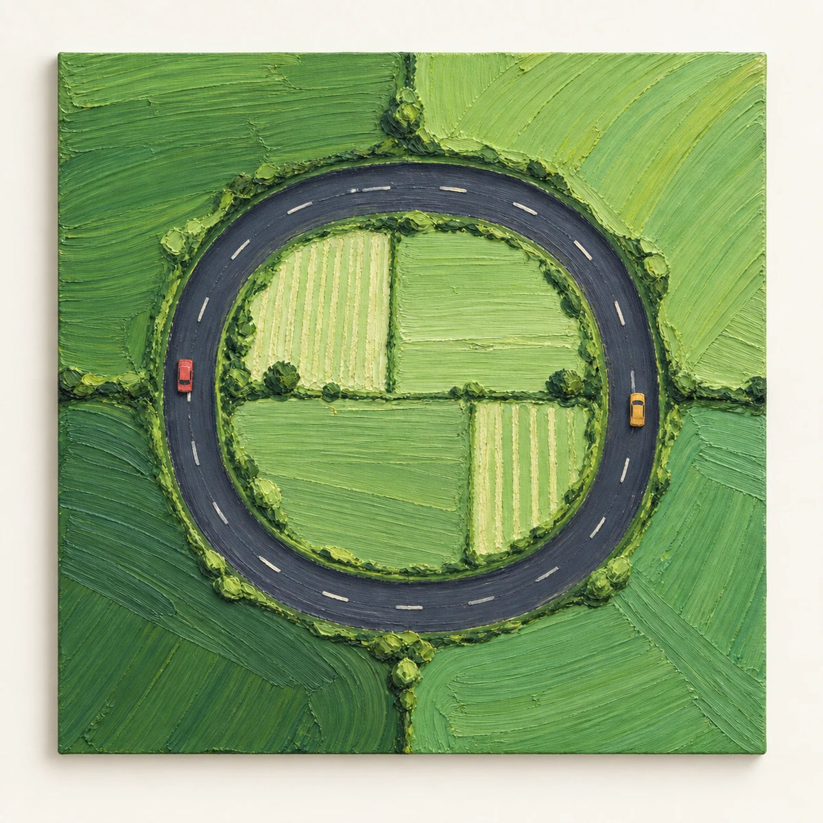 green loop road, artwork