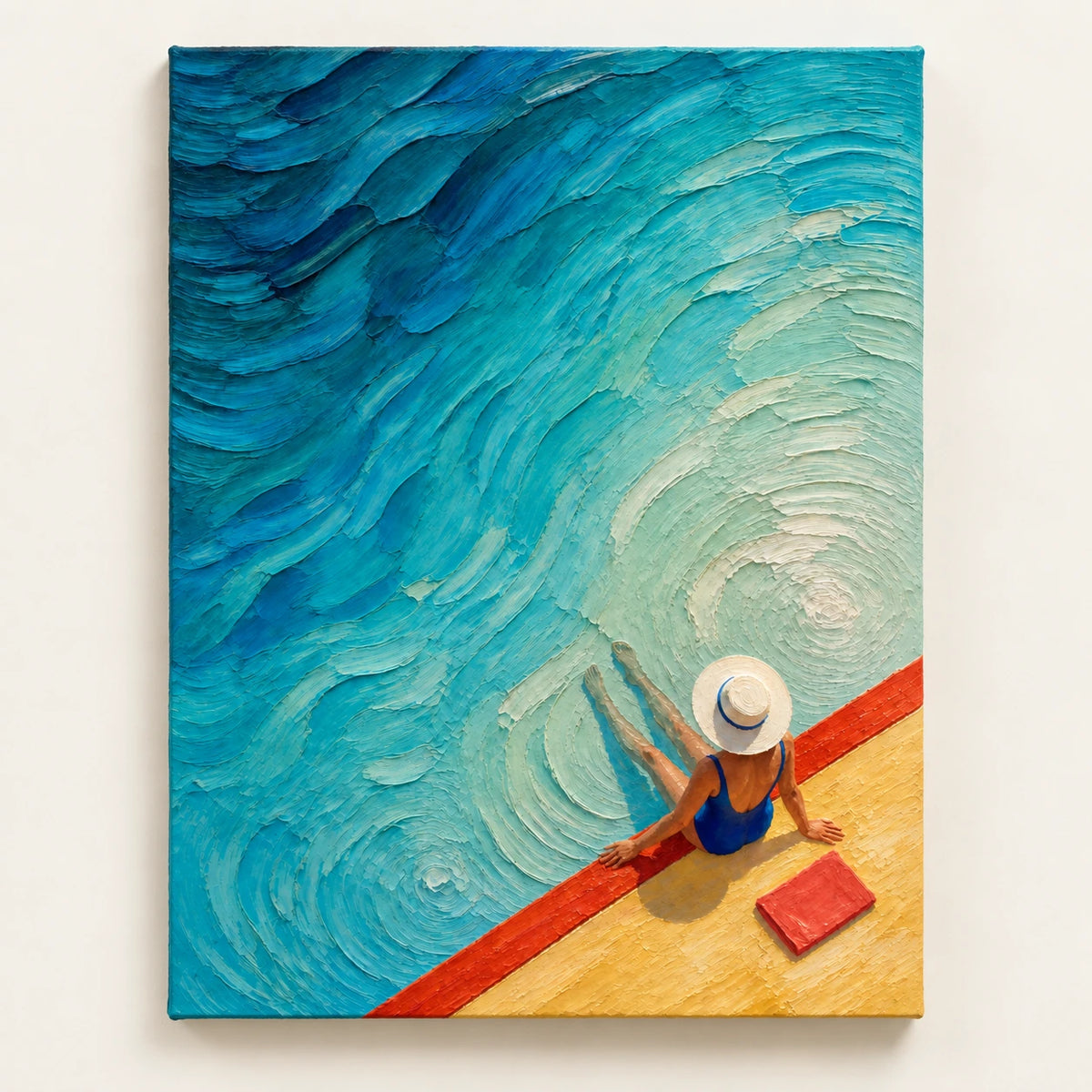 Hand-Painted Artwork | Poolside Drif [noon:artwork]